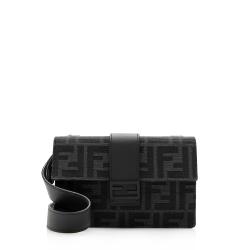 Fendi FF Jacquard Baguette Pouch