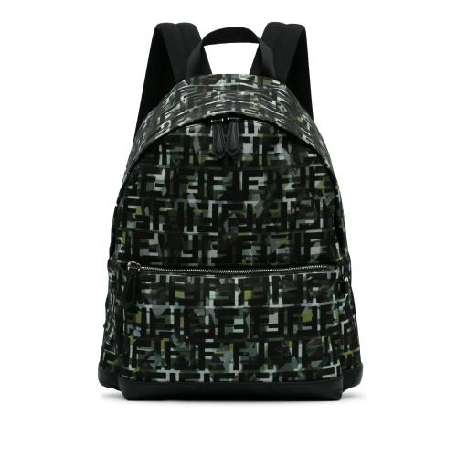 Fendi FF Camouflage Nylon Backpack