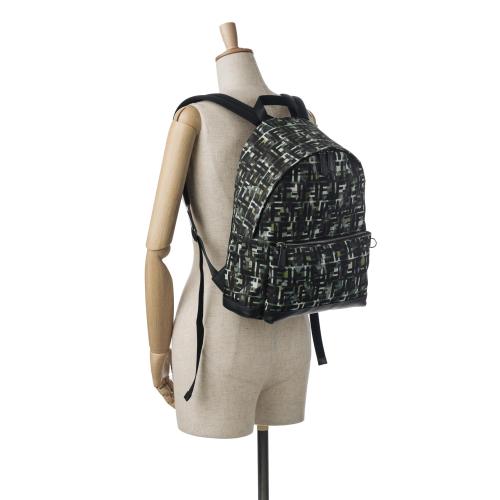 Fendi FF Camouflage Nylon Backpack