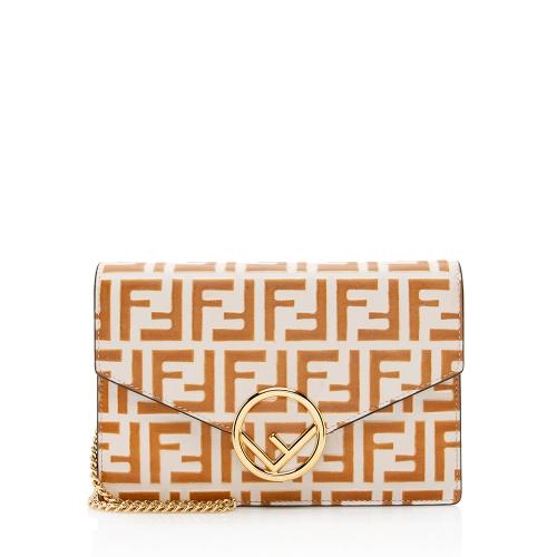 Fendi FF Embossed 1974 Wallet On Chain 