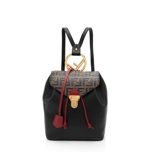 Fendi FF Embossed Calfskin Cruise Bico Backpack