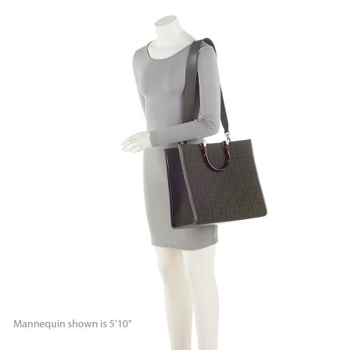 Fendi FF Fabric Sunshine Medium Shopper Tote