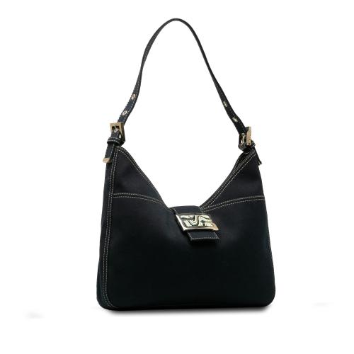 Fendi FF Marble Logo Shoulder Bag