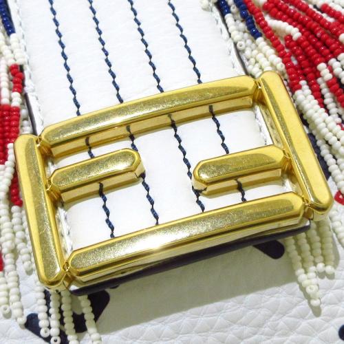 Fendi Fila Mania Beaded Baguette