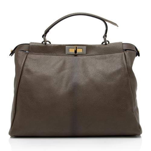 Fendi Goatskin Peekaboo Large Satchel - FINAL SALE