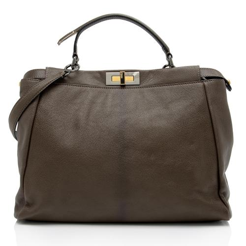 Fendi Goatskin Peekaboo Large Satchel - FINAL SALE