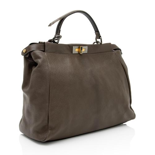 Fendi Goatskin Peekaboo Large Satchel - FINAL SALE