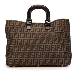 Fendi Large Zucca Canvas Twins Tote