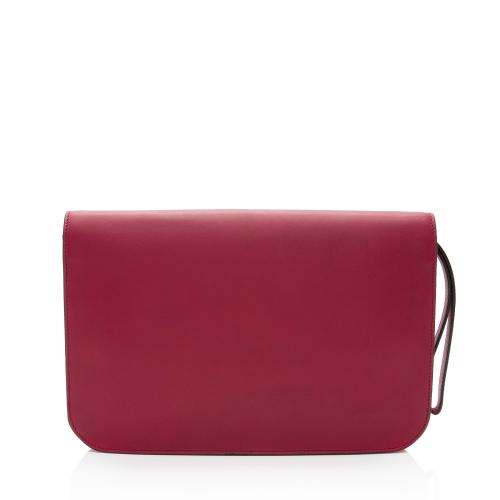 Fendi Leather 2Jours Envelope Clutch