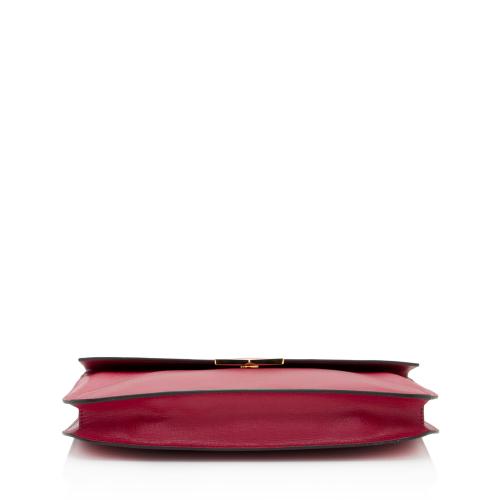 Fendi Leather 2Jours Envelope Clutch