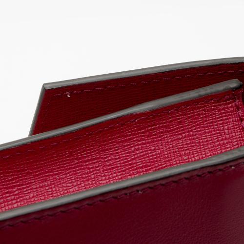 Fendi Leather 2Jours Envelope Clutch