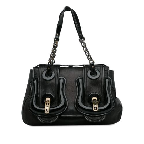 Fendi Leather B Shoulder Bag