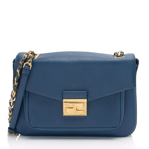 Fendi Leather Be Baguette Shoulder Bag