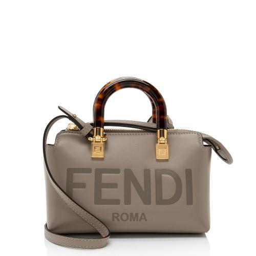 Fendi Leather By The Way Boston Bag