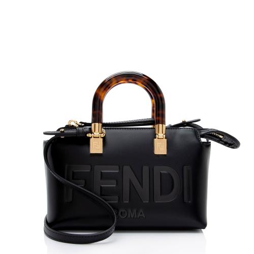 Fendi Leather By The Way Boston Bag