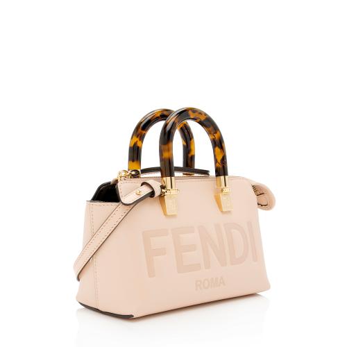 Fendi Leather By The Way Boston Bag