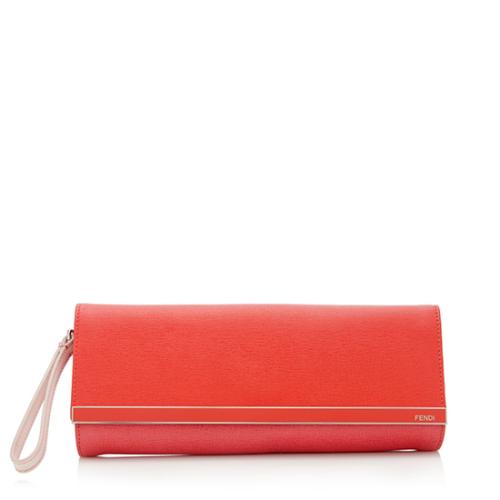 Fendi Leather Logo Wristlet - FINAL SALE