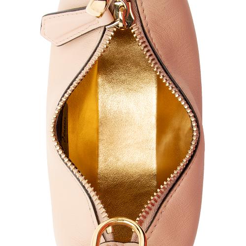 Fendi Leather Fendigraphy Nano Hobo Charm