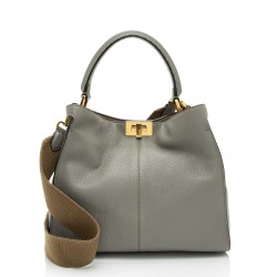 Fendi Leather Peekaboo X Lite Medium Satchel