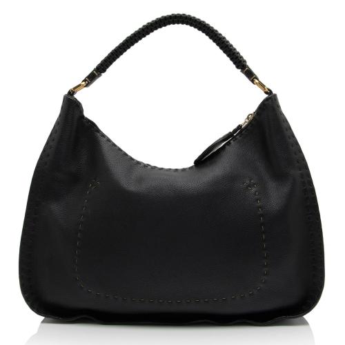 Fendi Leather Selleria Hobo