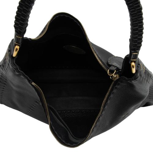 Fendi Leather Selleria Hobo