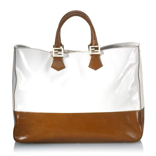 Fendi Leather Twins Tote