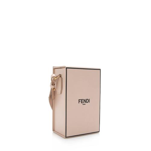 Fendi Leather Vertical Box Shoulder Bag