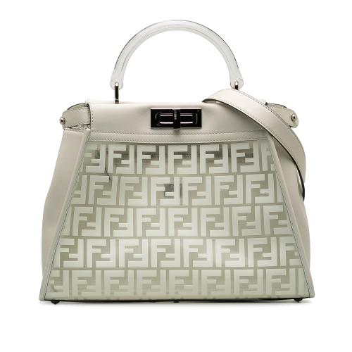 Fendi Limited Edition Zucca Clear Peekaboo Fendi Handbags Bag Borrow or Steal