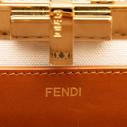 Fendi Medium Canvas Peekaboo ISeeU Satchel