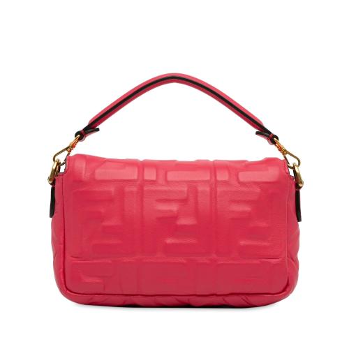 Fendi Mini FF Embossed Baguette