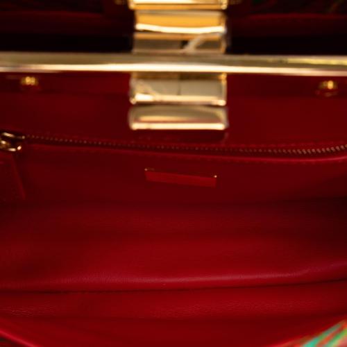 Fendi Mini Marbled Peekaboo Satchel