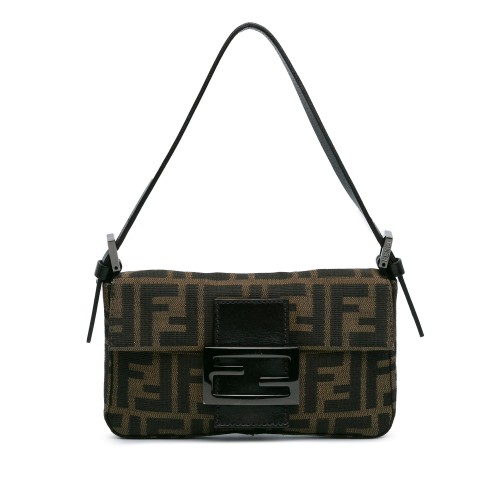 Fendi Mini Zucca Canvas Baguette