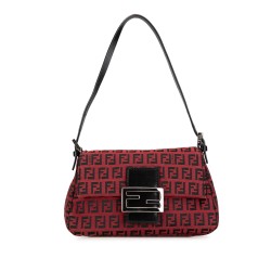 Fendi Mini Zucchino Canvas Baguette