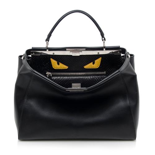 Fendi Monster Eyes Medium Peekaboo Tote