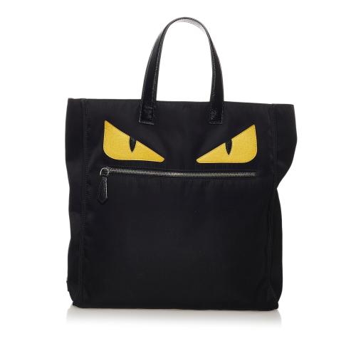 Fendi Monster Nylon Tote Bag