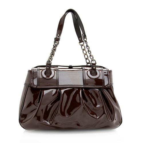 Fendi Patent Leather B Buckle Bag - FINAL SALE