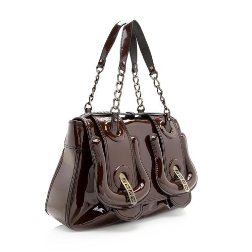 Fendi Patent Leather B Buckle Bag - FINAL SALE