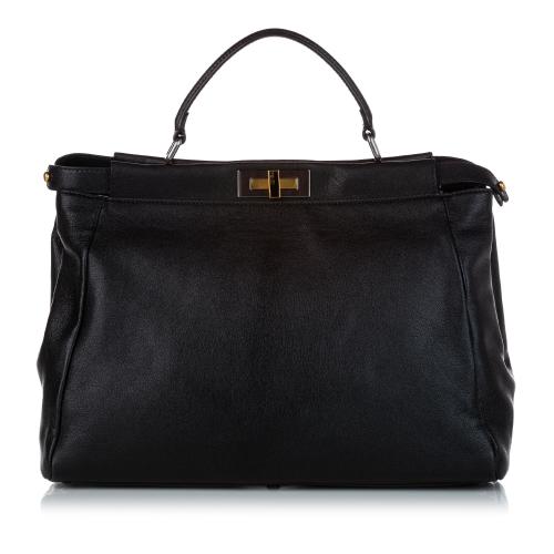 Fendi Peekaboo Leather Satchel