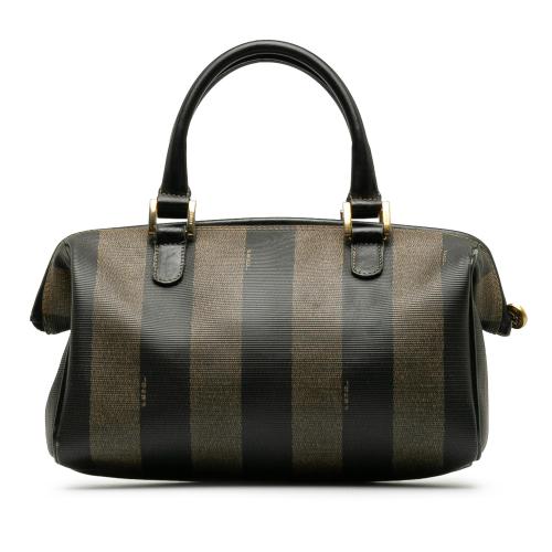 Fendi Pequin Boston Bag