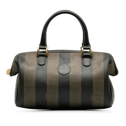 Fendi Pequin Boston Bag