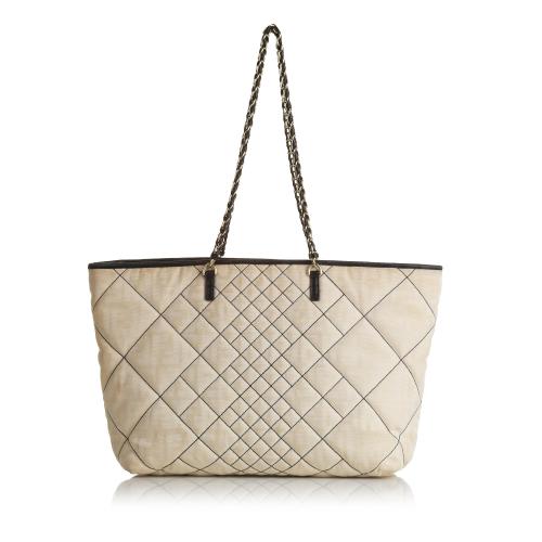 Fendi Quilted Zucca Tote