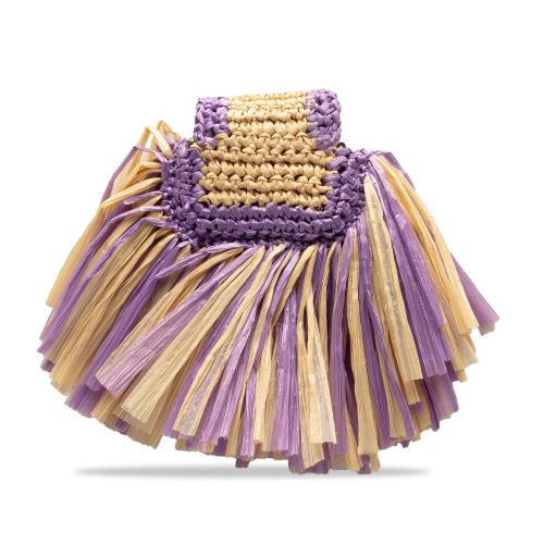 Fendi Raffia Intreccio Pico Baguette