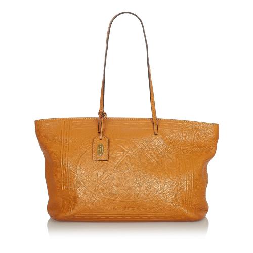 Fendi Selleria Horse Roll Leather Tote Bag