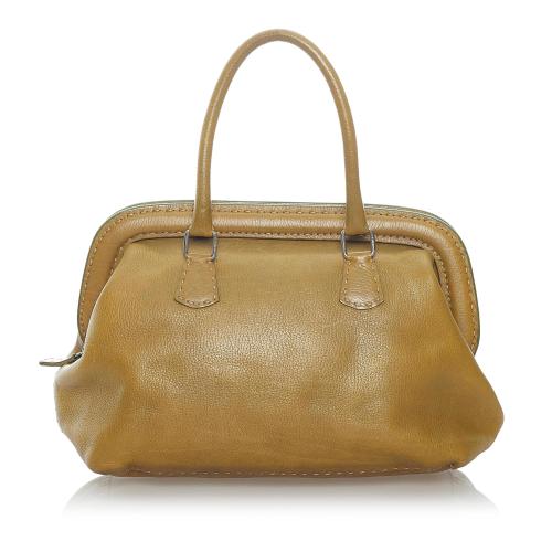 Fendi Selleria Leather Handbag