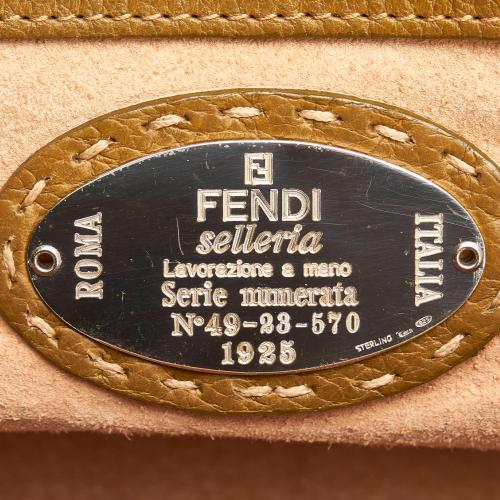 Fendi Selleria Leather Handbag