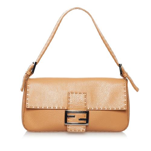 Fendi Selleria Leather Mamma Baguette