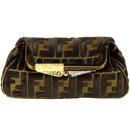 Fendi Small Frame Zucca Clutch