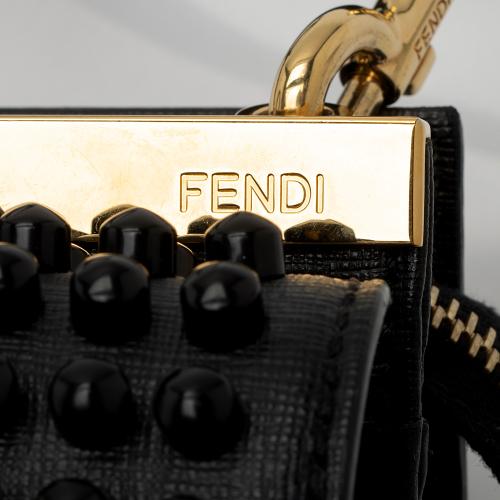 Fendi Studded Vitello Elite Demi Jour Monster Satchel