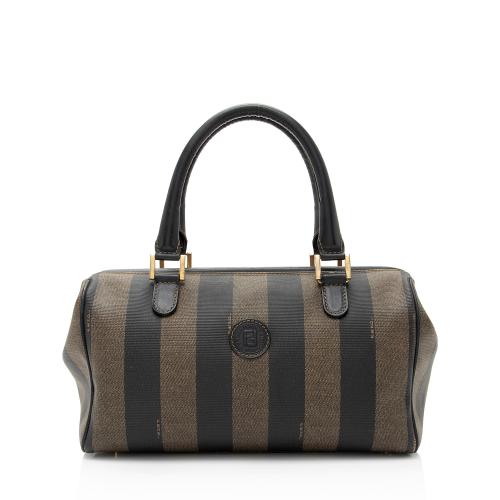 Fendi Vintage Pequin Satchel