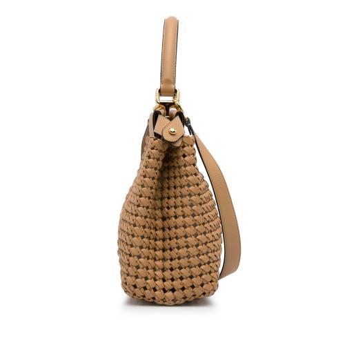 Fendi Woven Peekaboo Satchel